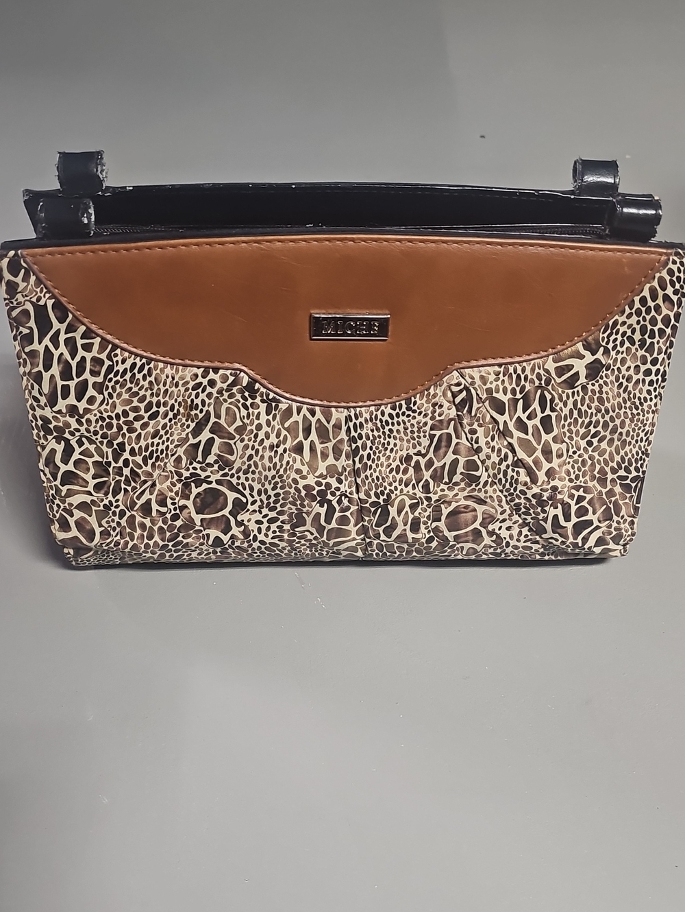 MICHE Bags Raquel Classic Miche Shell Animal Print Hues Of Brown Retired